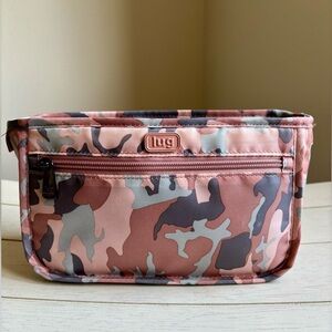 Lug Parasail Cosmetic Case in Camo Rose